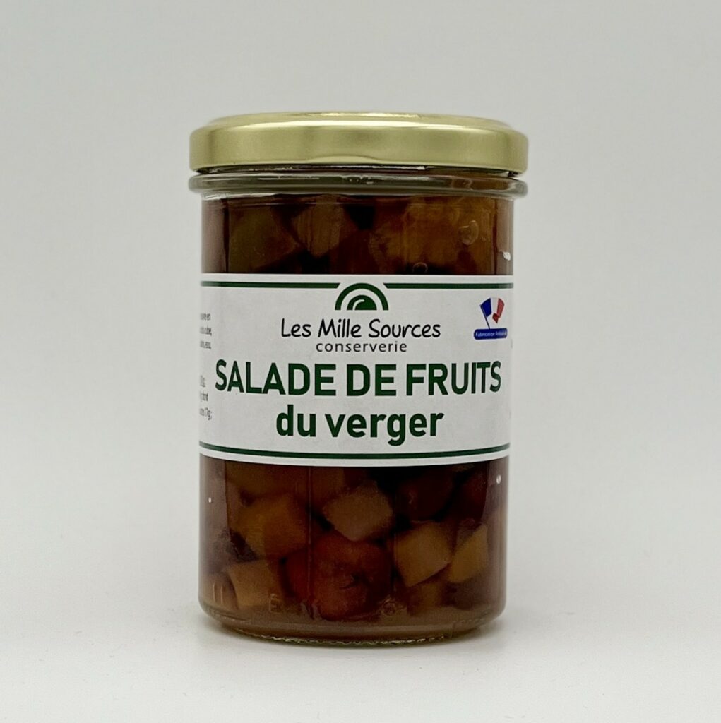 Salade de fruits du Verger 210g Fabrication Limousine artisanale
