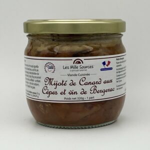 Mijoté de Canard aux Cèpes et vin de Bergerac - 320g