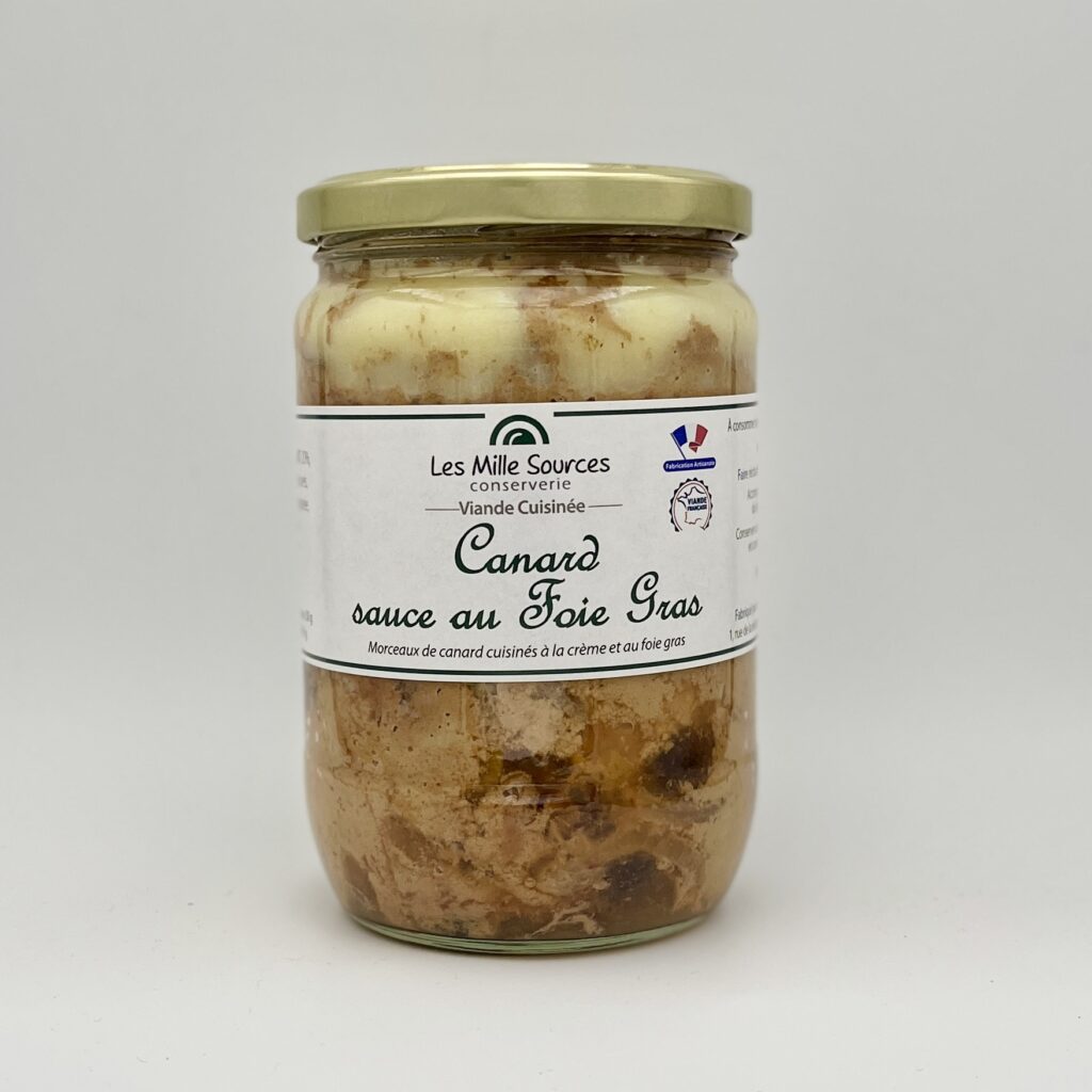 Canard sauce Foie Gras