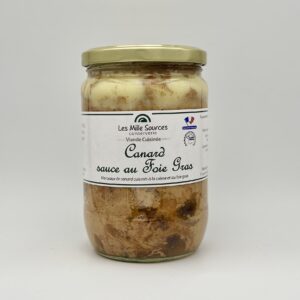 Canard sauce Foie Gras