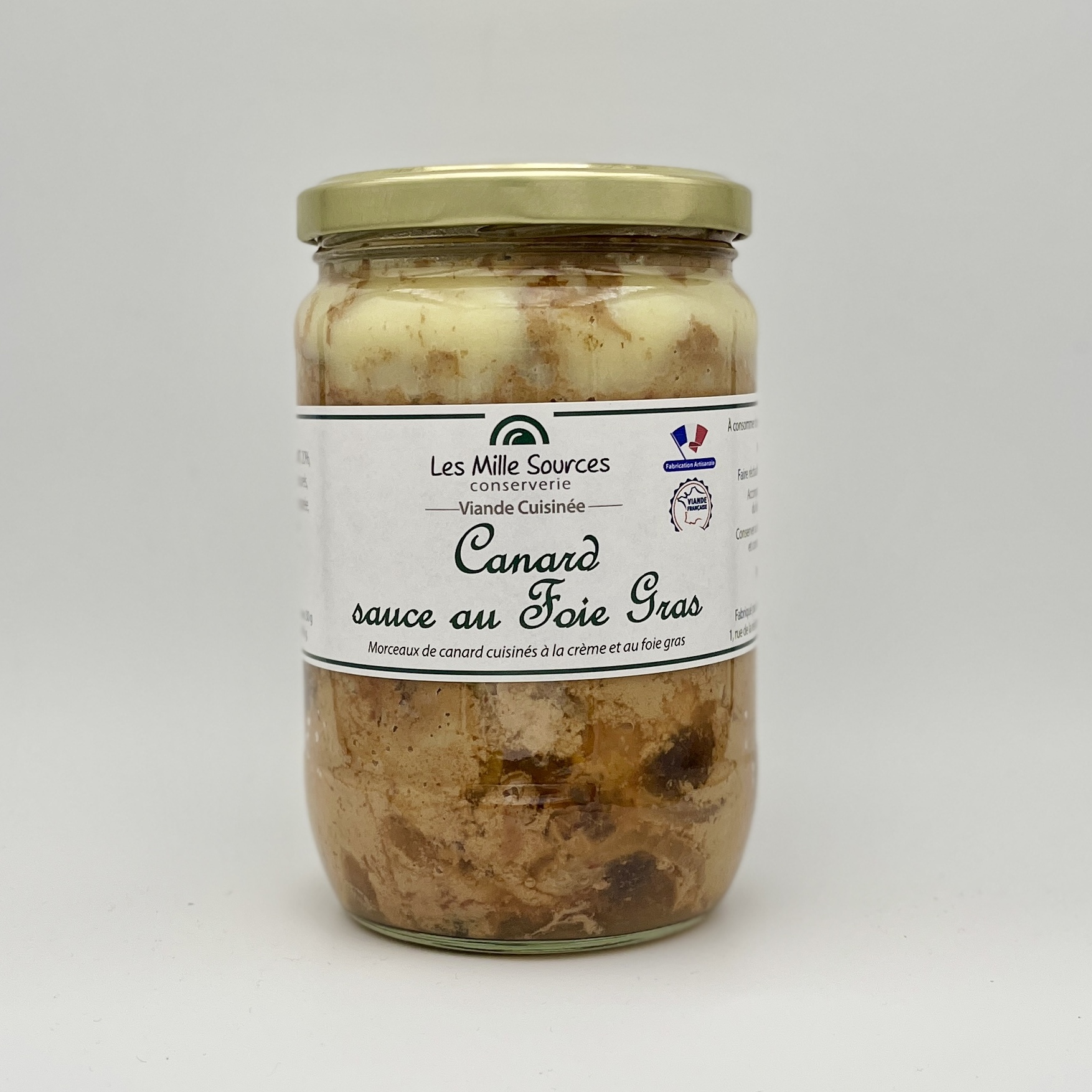 Canard sauce Foie Gras