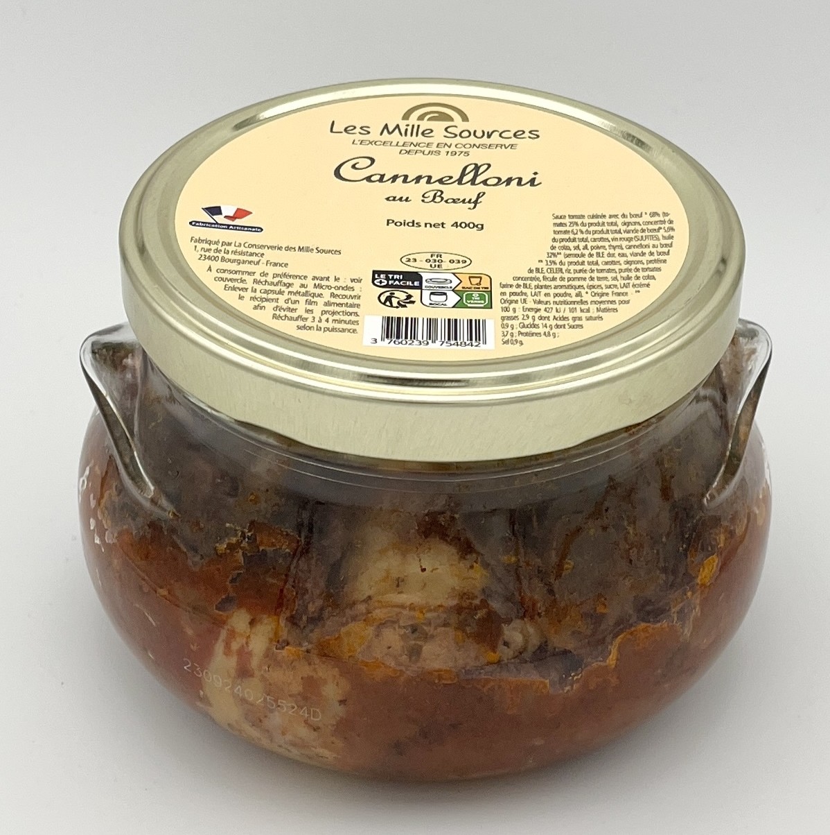 Cannellonis au Bœuf