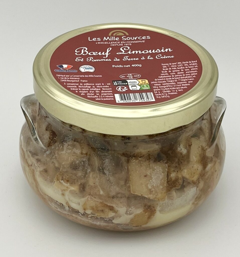 Bœuf Limousin & Pommes de T. à la Crème