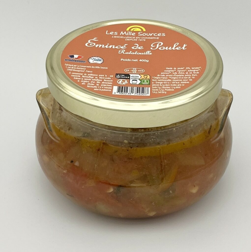 Poulet ratatouille
