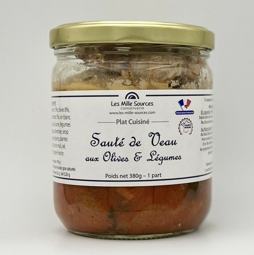 Sauté de Veau aux Olives et Légumes