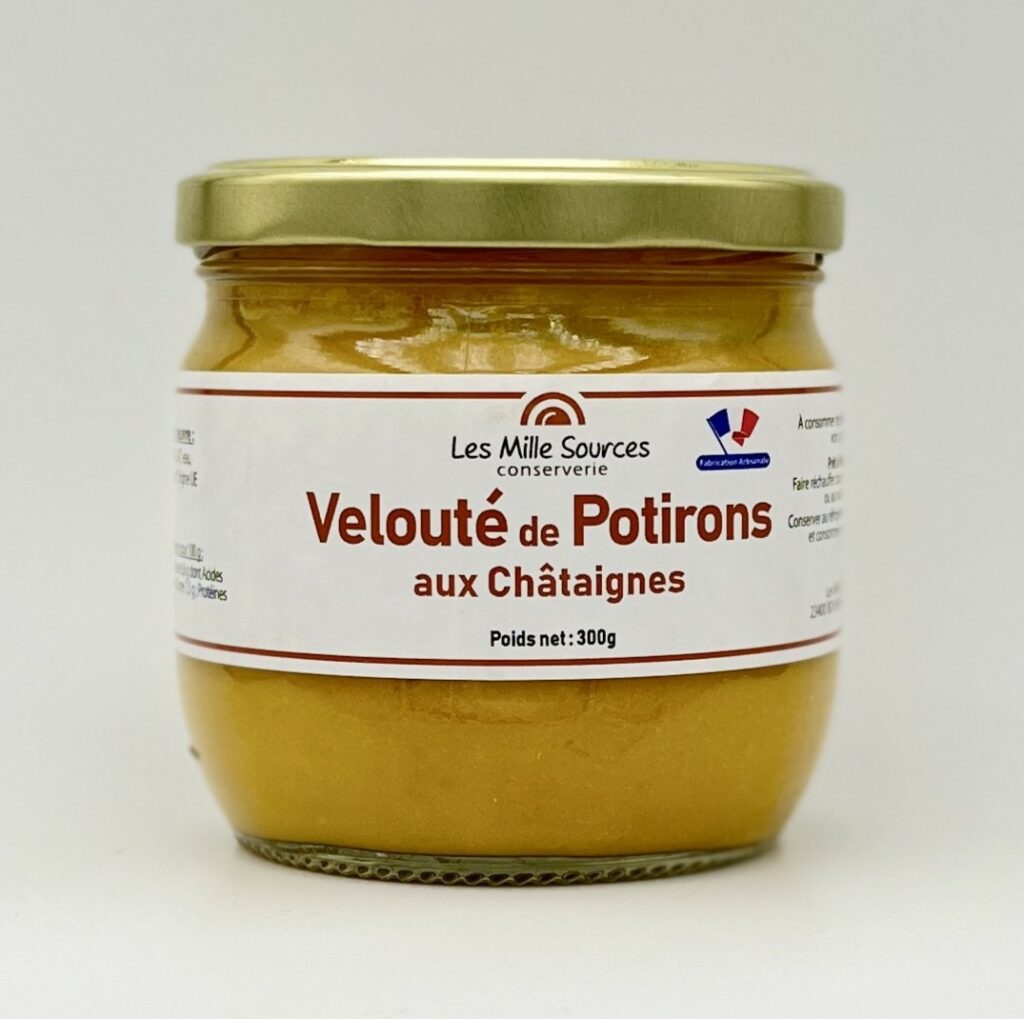 Velouté de Potirons aux Châtaignes